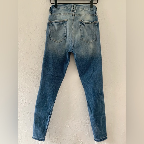 Good American Good Legs Released Hem Skinny Jeans Blue017 Super Stretch Size 6 - Picture 6 of 12